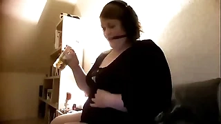 d&period; French BBW Carapuce31 on cam having beer 1