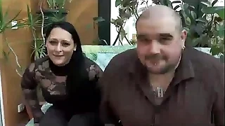 Gangbang with the addition of fisting a brunette BBW